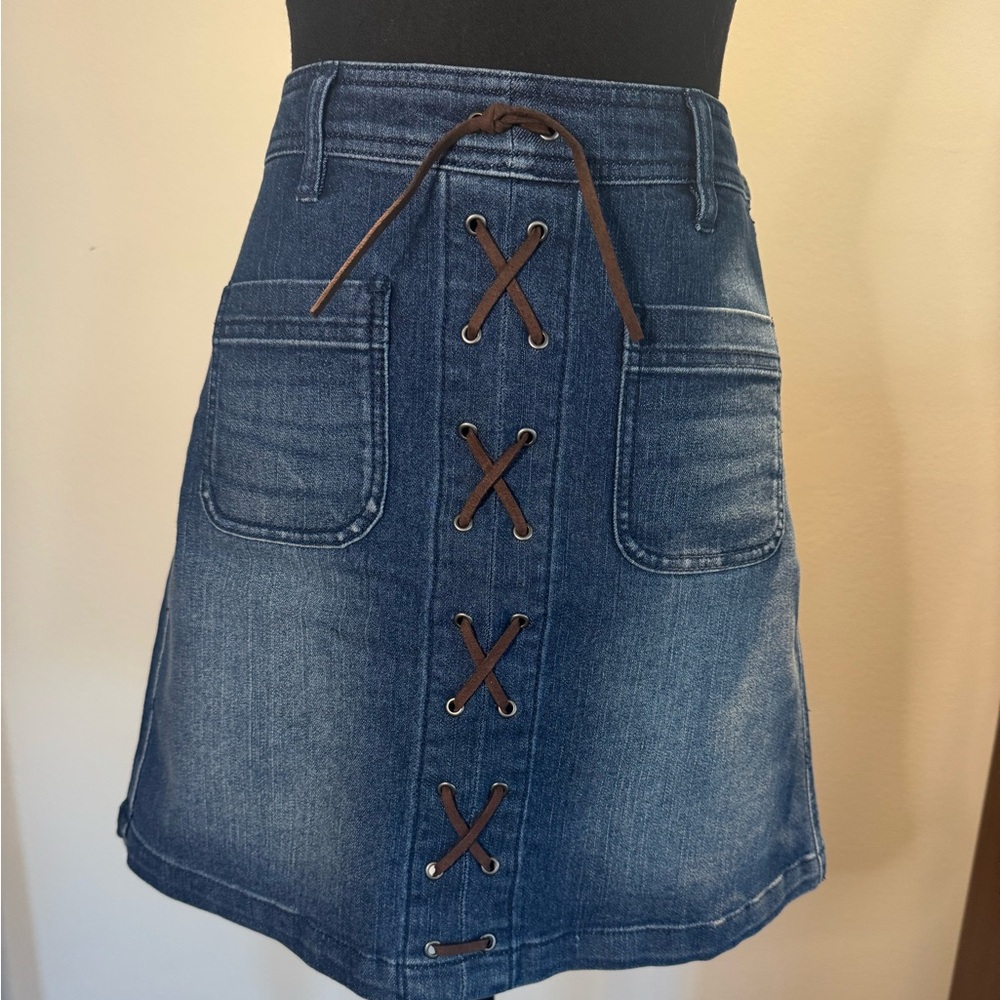 Design Lab Mini Denim Skirt